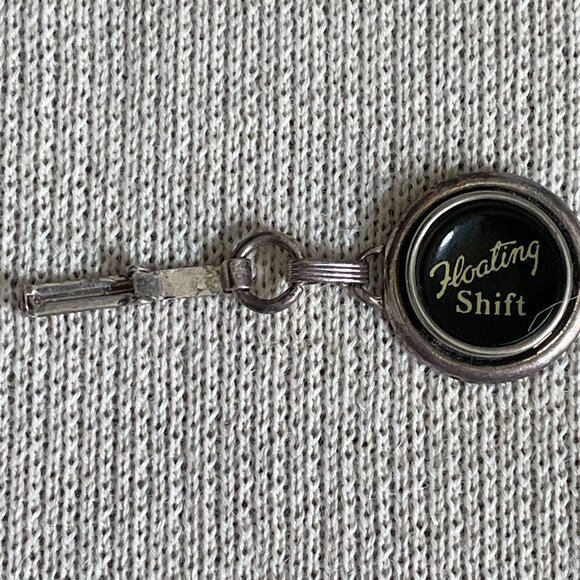 One-of-a-Kind Cash-Register Key Bracelet • Mixed Vintage Keys • 7½″ Silver-Tone - Picture 6 of 7